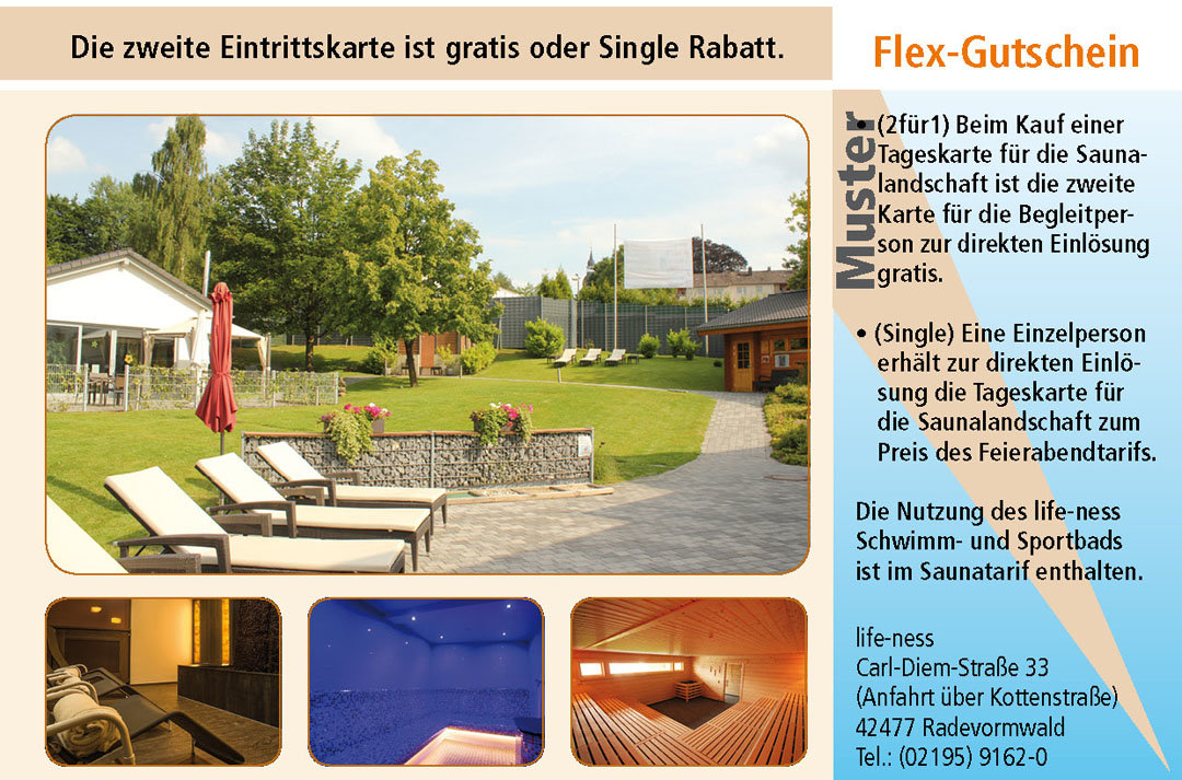 Sauna Gutscheine Ruhrgebiet life-ness