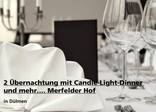 2 Übernachtungen mit ein Münsterländer 3 Gänge-Menü - Merfelder Hof - Hotel & Restaurant 